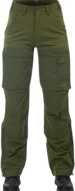 Arrak Outback Pant naisten ulkoiluhousut, vihreä