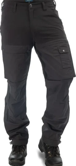 Arrak Outback Pant ulkoiluhousut, mustaharmaa