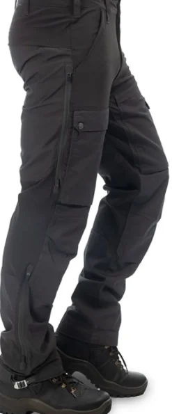 Arrak Outback Pant ulkoiluhousut, mustaharmaa