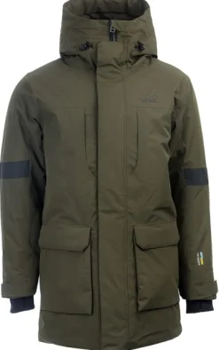 Arrak Parkas vuorattu parkatakki, maastonvihreä