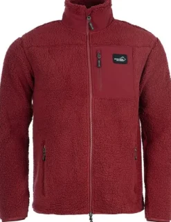 Arrak Sherpa Fleece Jacket fleecetakki, Dark Red