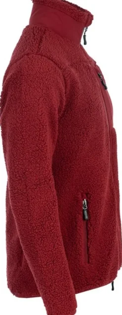 Arrak Sherpa Fleece Jacket fleecetakki, Dark Red