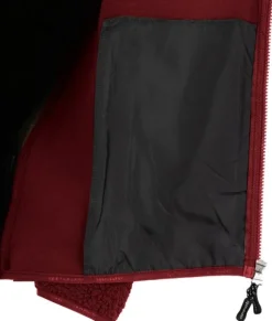 Arrak Sherpa Fleece Jacket fleecetakki, Dark Red