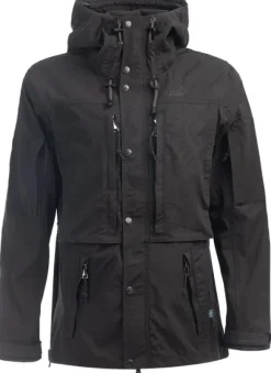 Arrak Trek Jacket naisten kuoritakki, mustaharmaa
