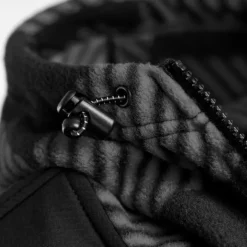 Arrak Unisex Canada Fleece fleece-takki, harmaa/musta