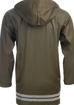 Arrak Unisex Raincoat pitkä sadetakki, oliivi