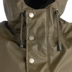 Arrak Unisex Raincoat pitkä sadetakki, oliivi