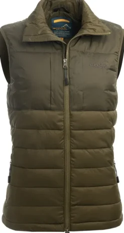 Arrak Warmy Vest naisten liivi, oliivi