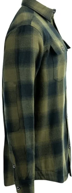 Arrak W's Flannel Shirt Olive/Black
