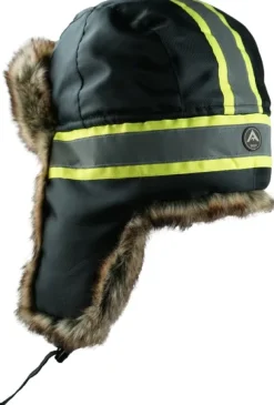 Avignon Kids Flaps Reflex Vintermössa Svart