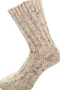 Avignon perinteiset villasukat 2-pakkaus, beige/harmaa