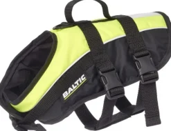 Baltic Mascot koiran pelastusliivit, M–XXL, musta/UV-keltainen