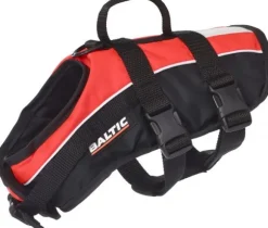 Baltic Mascot koiran pelastusliivit, XS–S, musta/punainen