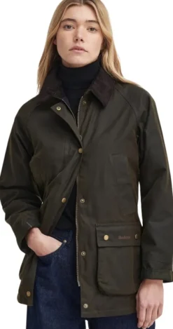Barbour Acorn Wax Jacket naisten takki, Olive
