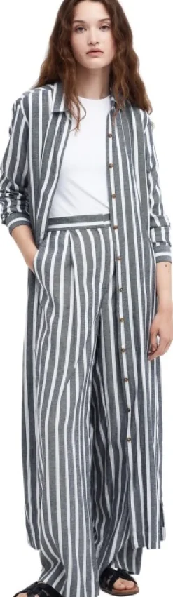 Barbour Annalise Striped Shirt Dress paitamekko, Navy Stripe