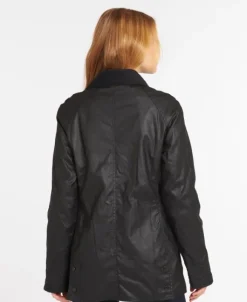 Barbour Beadnell naisten öljykangastakki, musta