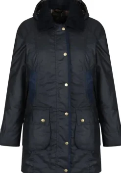 Barbour Bower Wax Jacket naisten takki, Navy/Classic