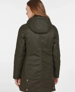 Barbour Bower Wax Jacket naisten vahatakki, oliivi