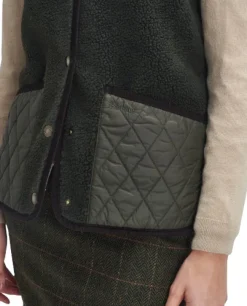 Barbour Brambles Gilet naisten liivi, Olive/Classic