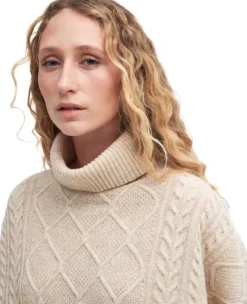 Barbour Burne Cape neulepaita, Oatmeal/Hessian Tart