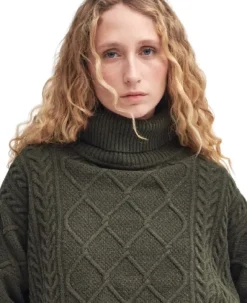 Barbour Burne Cape neulepaita, Olive