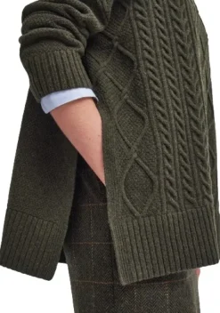 Barbour Burne Cape neulepaita, Olive