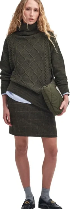 Barbour Burne Cape neulepaita, Olive