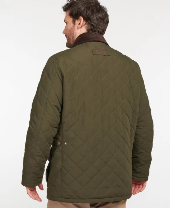 Barbour Burton Quilt ulkoilutakki, tummanvihreä