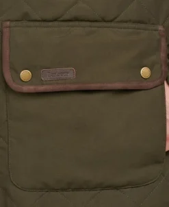 Barbour Burton Quilt ulkoilutakki, tummanvihreä