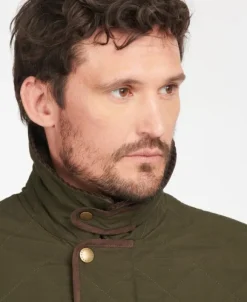Barbour Burton Quilt ulkoilutakki, tummanvihreä