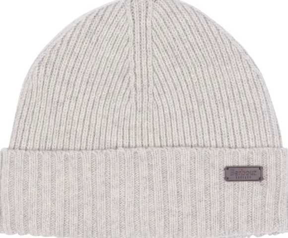 Barbour Carlton Beanie pipo, vaaleanharmaa