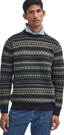 Barbour Case Fair Crew villapaita, Black