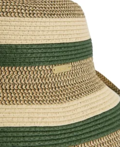 Barbour Daphne Braid Summer Hat naisten kesähattu, Olive/Sand