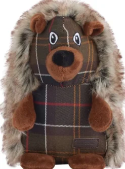 Barbour Dog Hedgehog Toy koiran pehmolelu, Brown/Tartan