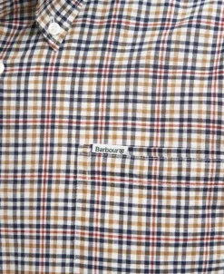 Barbour Durand Relaxed Fit Shirt paita, Dark Tan