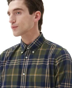 Barbour Edgar Tailored Shirt kauluspaita, Olive
