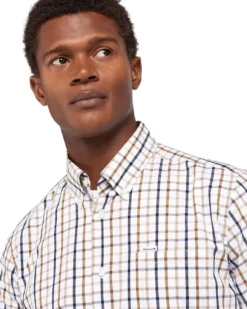 Barbour Eldon Tailored Shirt kauluspaita, Stone