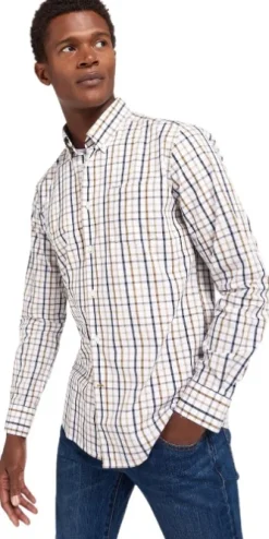 Barbour Eldon Tailored Shirt kauluspaita, Stone