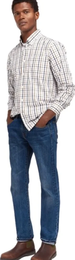 Barbour Eldon Tailored Shirt kauluspaita, Stone