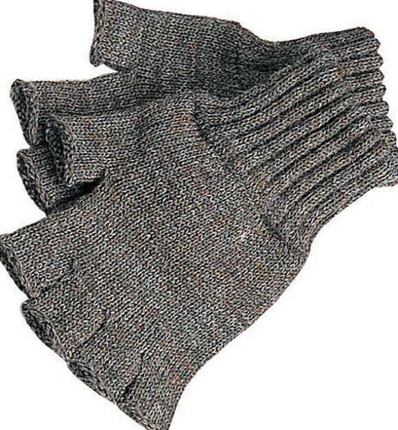 Barbour Fingerless Gloves käsineet, Dark Olive Check