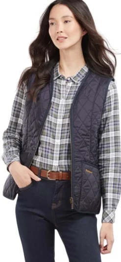 Barbour Fleece Betty -naisten liivi, Navy