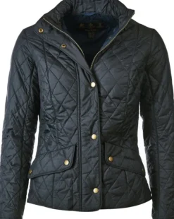 Barbour Flyweight Cavalry Quilt naisten tikkitakki, tummansininen