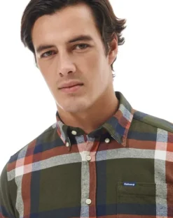 Barbour Folley Tailored Fit paita, Olive