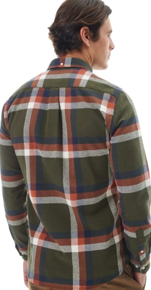 Barbour Folley Tailored Fit paita, Olive