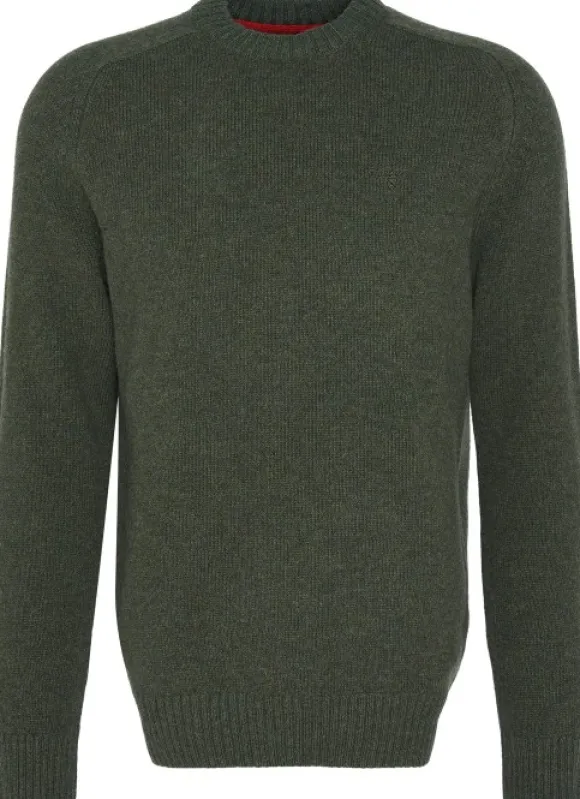 Barbour Grangetown Crew villapaita, Mid Olive