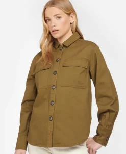 Barbour Hartley Overshirt -naisten päällyskauluspaita, Nori Green
