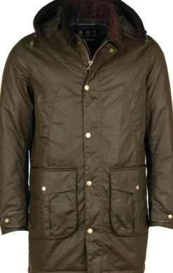 Barbour Hawthorn Wax vahattu puuvillatakki, Archive Olive