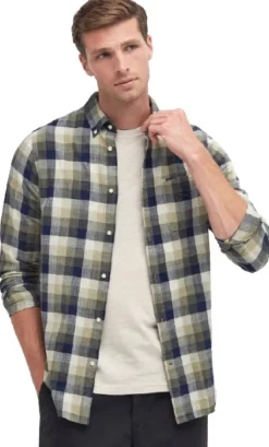 Barbour Hillroad Tailored Shirt paita, Olive