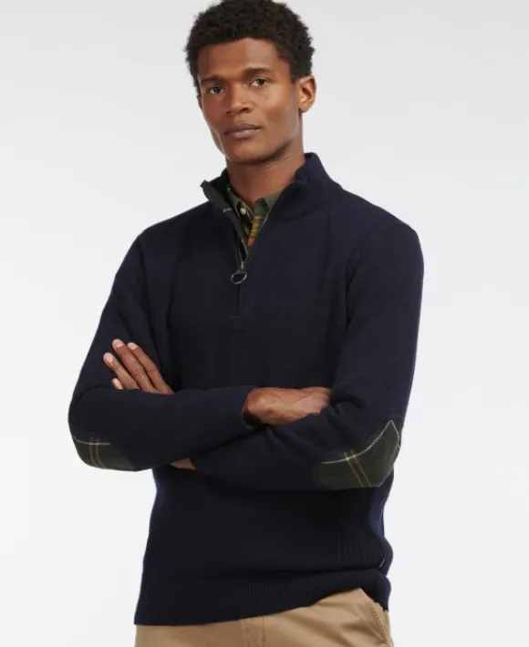 Barbour Holden Half Zip miesten villapaita, tummansininen