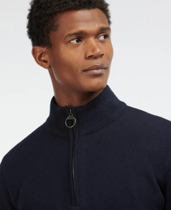 Barbour Holden Half Zip miesten villapaita, tummansininen